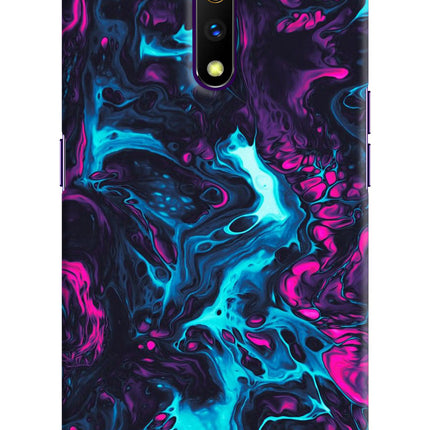Abstract Realme X Hard Case Back Cover by Casekaro