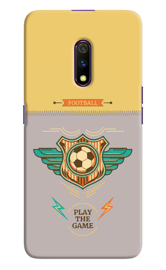 Football Realme X Hard Case Back Cover by Casekaro