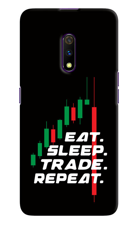 Eat Sleep Trade Repeat Realme X Hard Case Back Cover by Casekaro