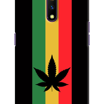 Weed Flag Realme X Hard Case Back Cover by Casekaro