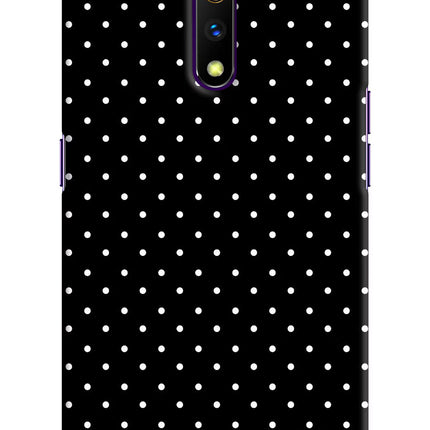 White Dots Realme X Hard Case Back Cover by Casekaro