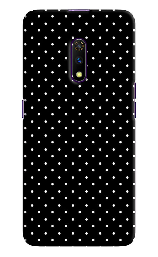 White Dots Realme X Hard Case Back Cover by Casekaro