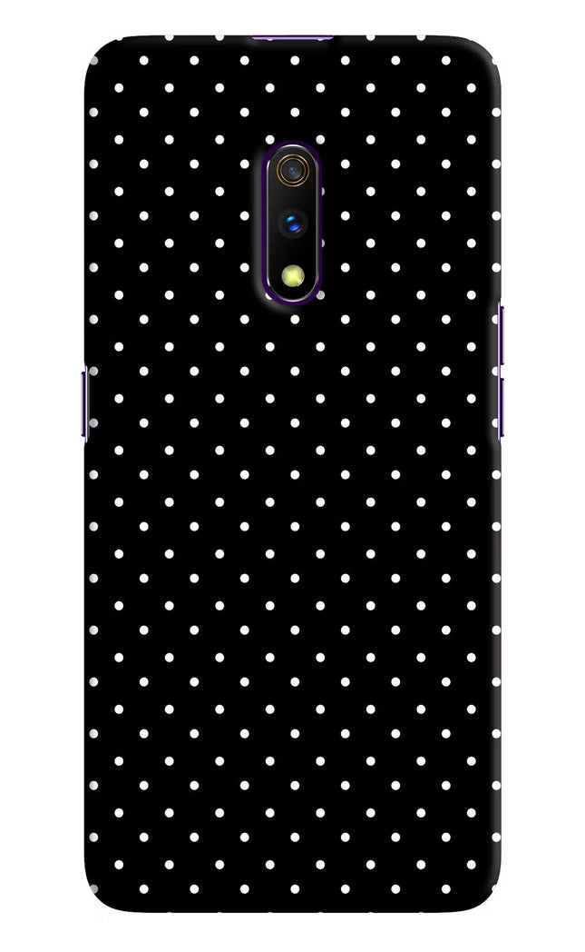 White Dots Realme X Hard Case Back Cover by Casekaro