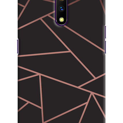 Geometric Pattern Realme X Hard Case Back Cover by Casekaro