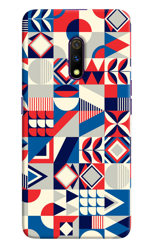 Colorful Pattern Realme X Hard Case Back Cover by Casekaro