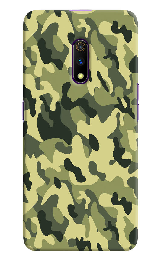Camouflage Realme X Hard Case Back Cover by Casekaro
