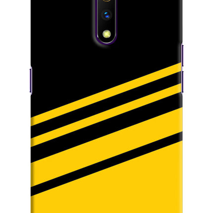 Yellow Shades Realme X Hard Case Back Cover by Casekaro