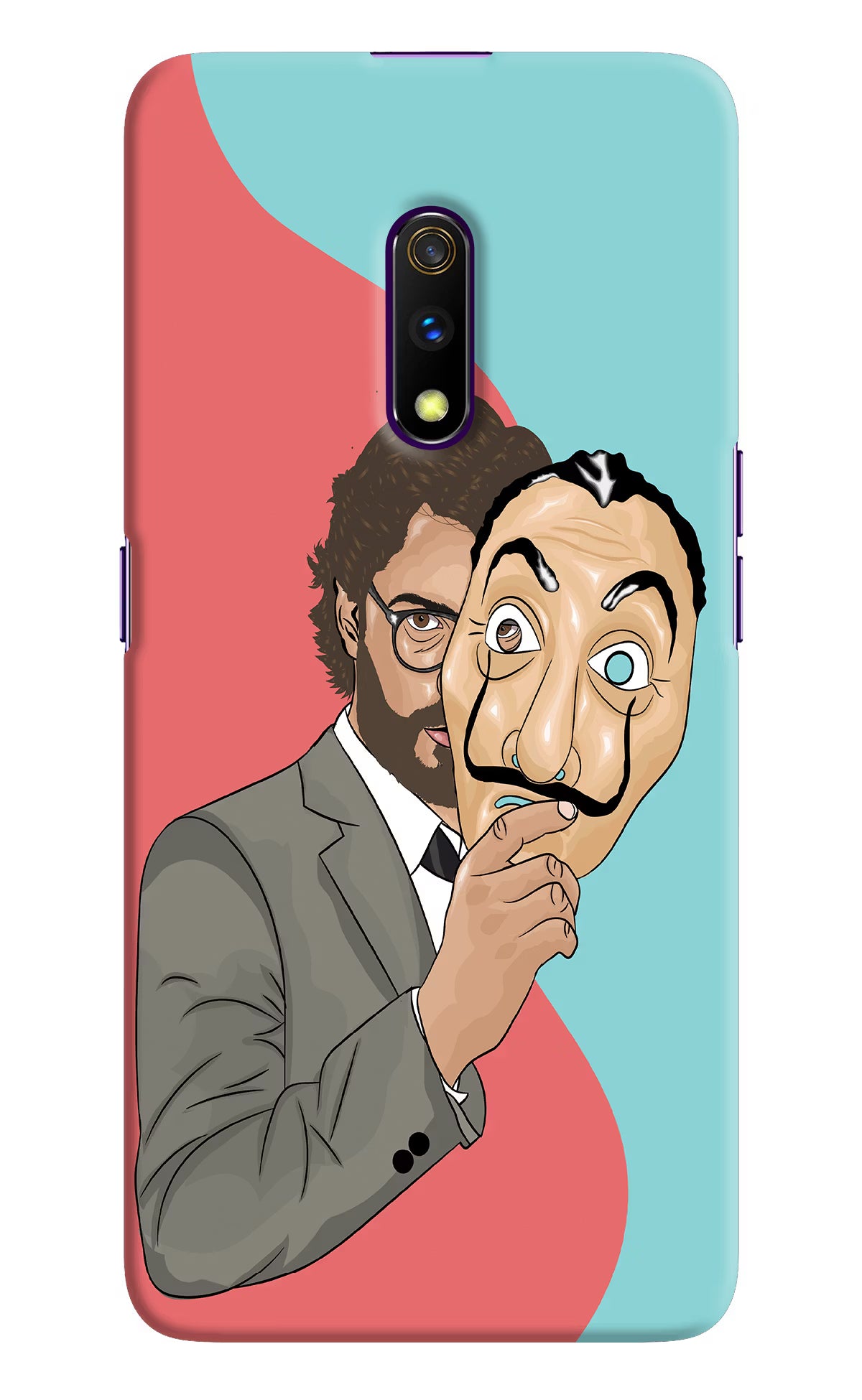 Professor Realme X Hard Case Back Cover by Casekaro