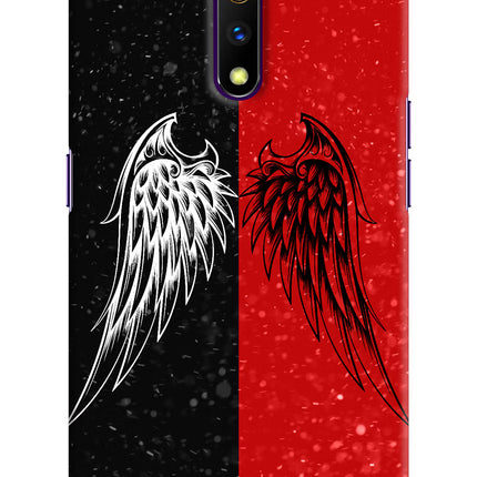 Wings Realme X Hard Case Back Cover by Casekaro