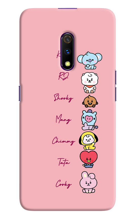 BTS names Realme X Hard Case Back Cover by Casekaro