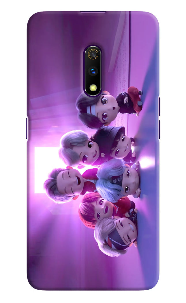 BTS Chibi Realme X Hard Case Back Cover by Casekaro