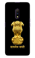 Satyamev Jayate Golden Realme X Hard Case Back Cover by Casekaro