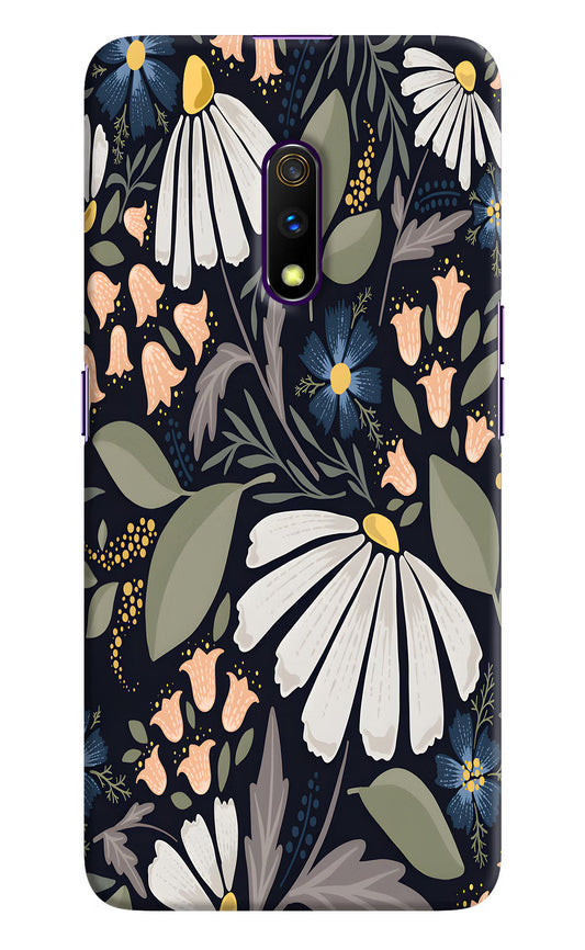 Flowers Art Realme X Hard Case Back Cover by Casekaro