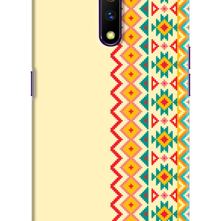 Ethnic Seamless Realme X Hard Case Back Cover by Casekaro