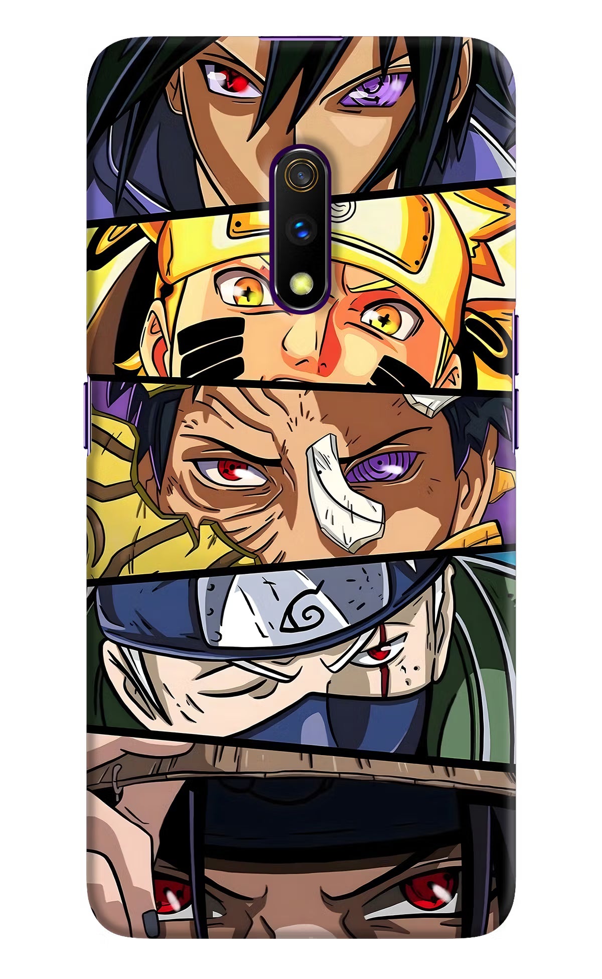 Naruto Character Realme X Hard Case Back Cover by Casekaro