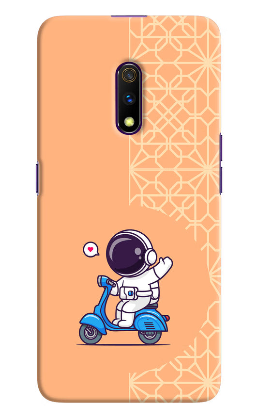 Cute Astronaut Riding Realme X Hard Case Back Cover by Casekaro