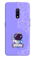Cute Astronaut Chilling Realme X Hard Case Back Cover by Casekaro