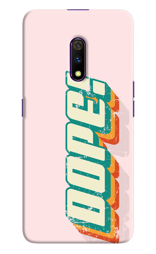 Dope Realme X Hard Case Back Cover by Casekaro