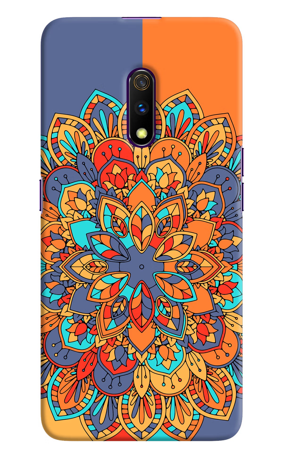 Color Mandala Realme X Hard Case Back Cover by Casekaro