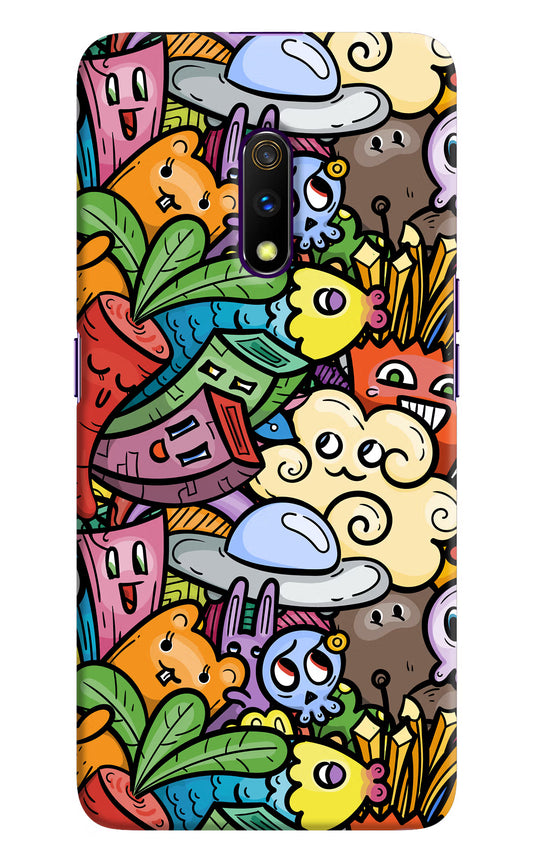 Veggie Doodle Realme X Hard Case Back Cover by Casekaro