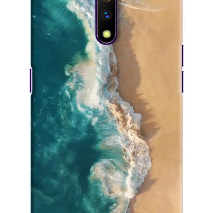 Ocean Beach Realme X Hard Case Back Cover by Casekaro