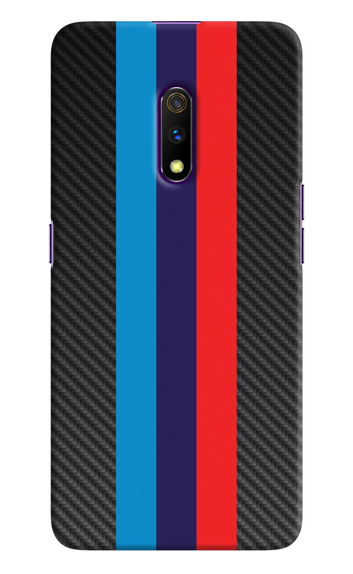 BMW Stripes Pattern Realme X Hard Case Back Cover by Casekaro