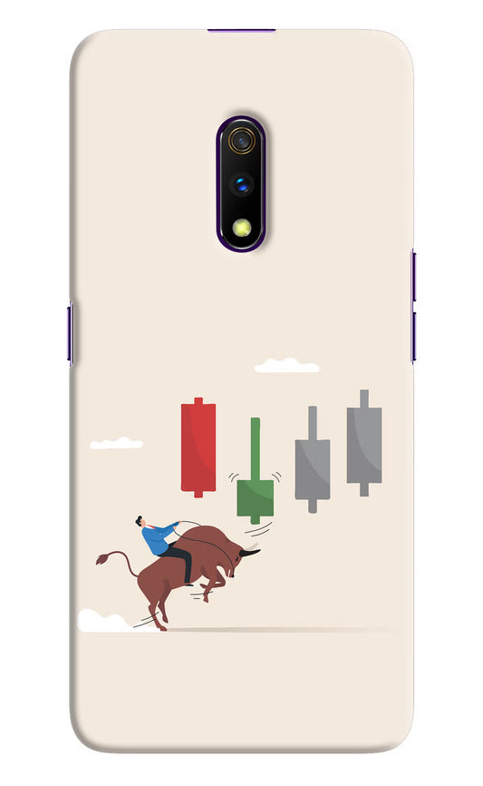 Bull Trading Momentum Realme X Hard Case Back Cover by Casekaro