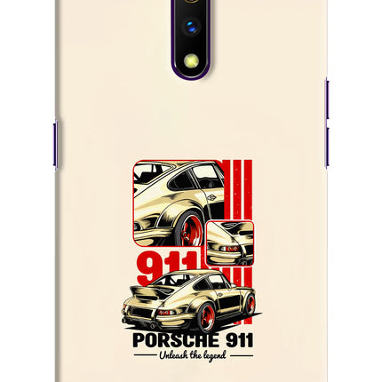 Classic Porsche 911 Realme X Hard Case Back Cover by Casekaro