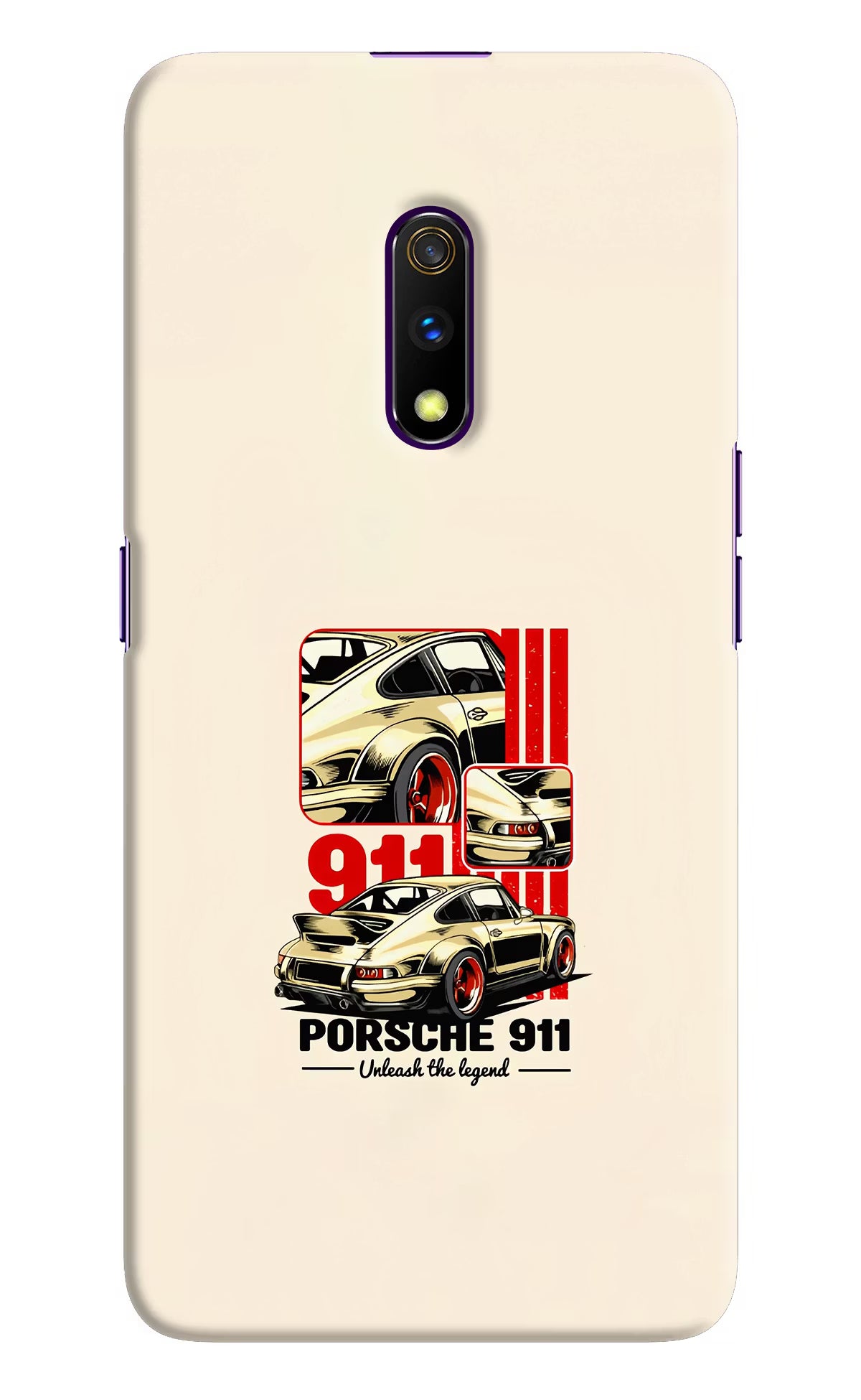Classic Porsche 911 Realme X Hard Case Back Cover by Casekaro