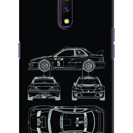 WRC'99 Realme X Hard Case Back Cover by Casekaro