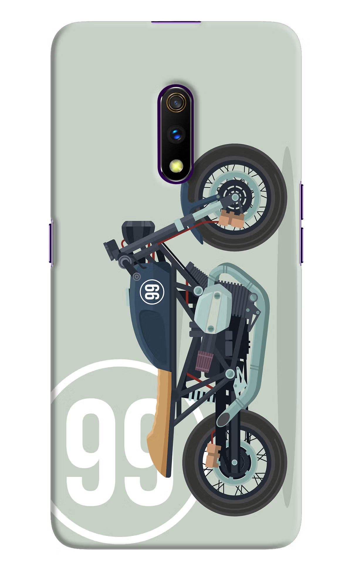 Classic Cafe Racer 99 Realme X Hard Case Back Cover by Casekaro