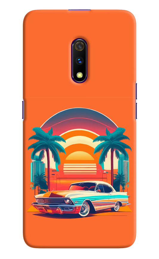Palm Drive 80s Realme X Hard Case Back Cover by Casekaro