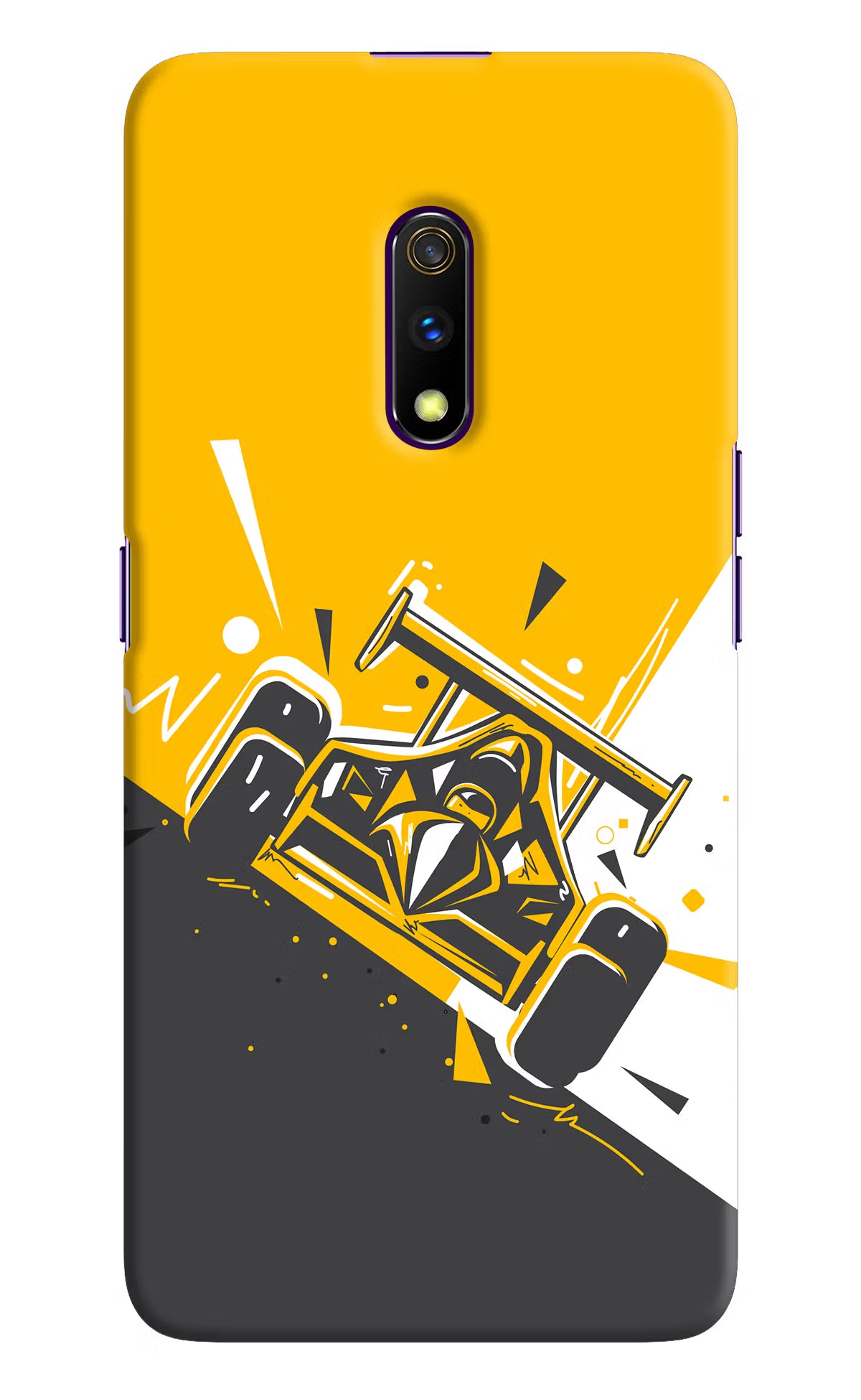 Track King Realme X Hard Case Back Cover by Casekaro