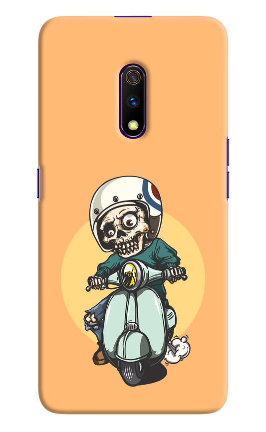 Undead Biker Realme X Hard Case Back Cover by Casekaro