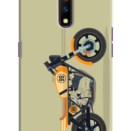 Vertical Speedster Realme X Hard Case Back Cover by Casekaro