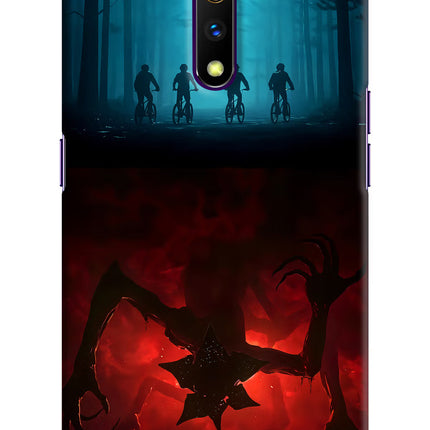 Ordinary Things Downside Up Realme X Hard Case Back Cover by Casekaro