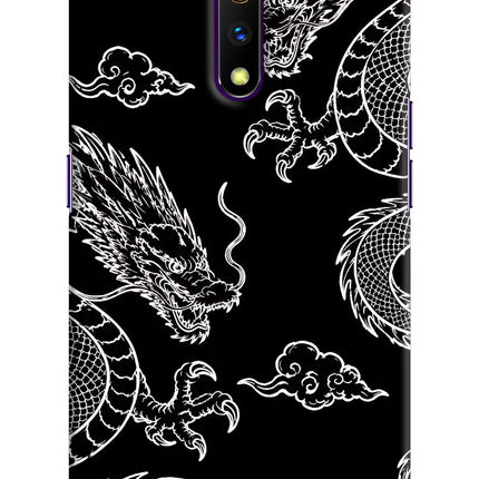 Twin Dragons Realme X Hard Case Back Cover by Casekaro