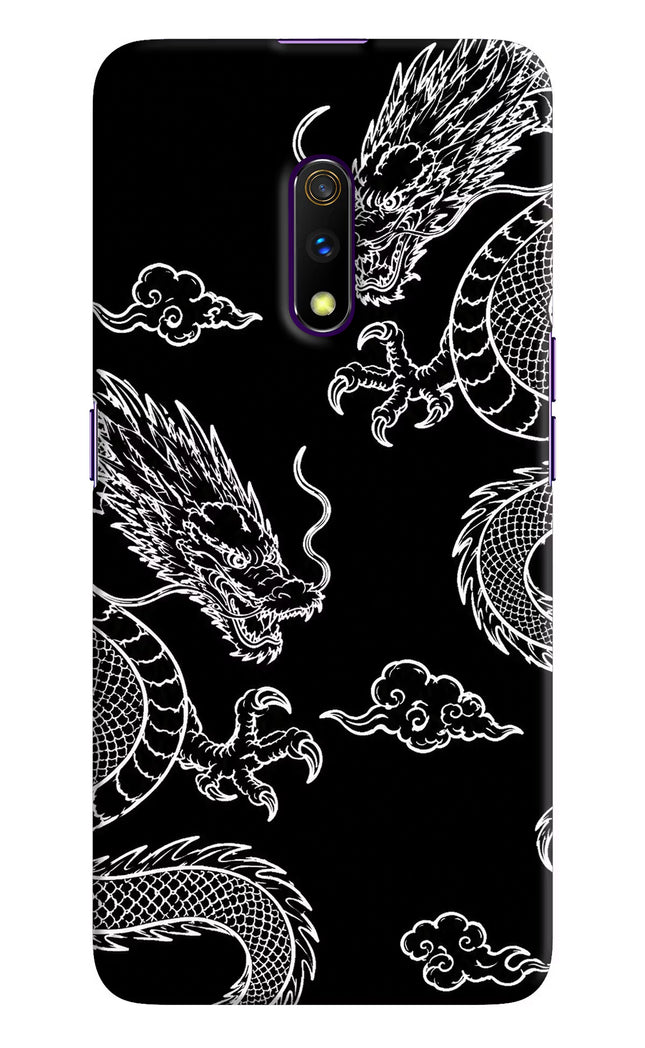 Twin Dragons Realme X Hard Case Back Cover by Casekaro