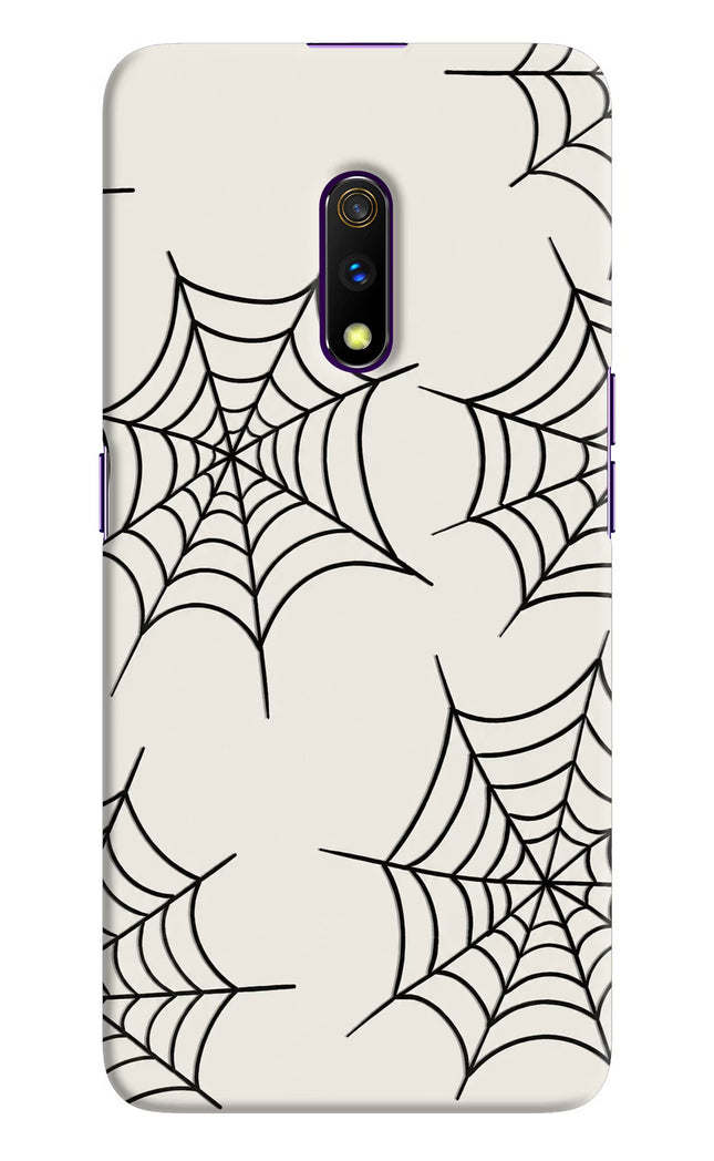 Spider Web Realme X Hard Case Back Cover by Casekaro