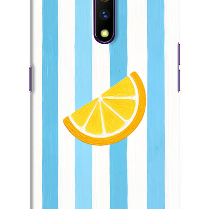 Summer Lemon Realme X Hard Case Back Cover by Casekaro