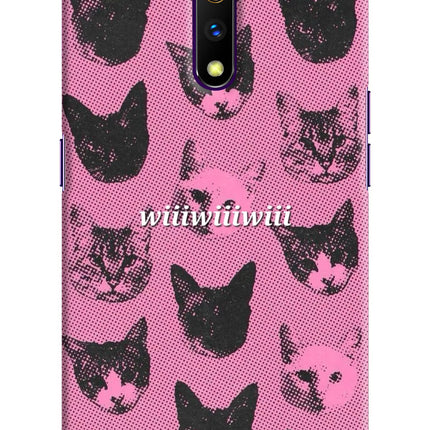Pink Cats Realme X Hard Case Back Cover by Casekaro