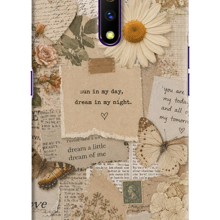 Vintage case Realme X Hard Case Back Cover by Casekaro