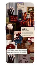 Zodiac Aries Realme X Hard Case Back Cover by Casekaro