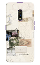 Soft Aesthetic Realme X Hard Case Back Cover by Casekaro