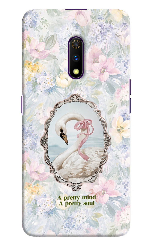 Pretty Mind Pretty Soul Realme X Hard Case Back Cover by Casekaro