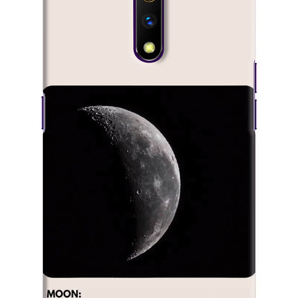 Moon Phase Realme X Hard Case Back Cover by Casekaro