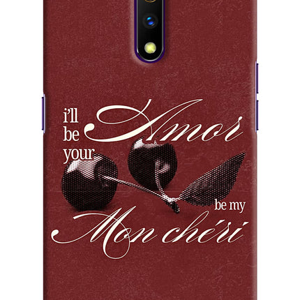Velvet Cherry Realme X Hard Case Back Cover by Casekaro