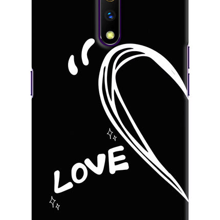 Love Line Realme X Hard Case Back Cover by Casekaro