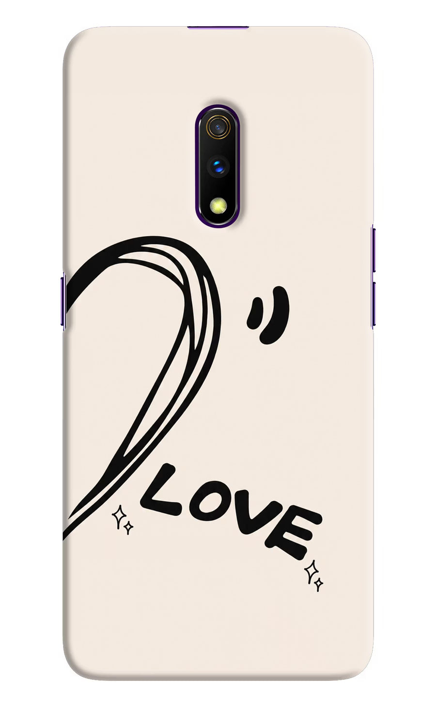 Soul Line Realme X Back Cover, Hard case