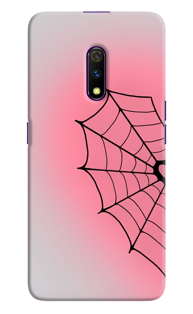Pink Web Realme X Hard Case Back Cover by Casekaro